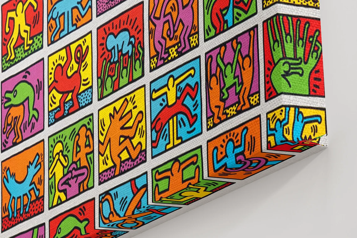 afbeelding van Keith Haring's kunst